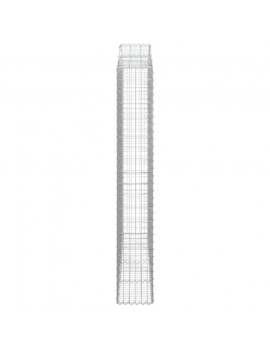 Cesti Gabbioni ad Arco 4 pz 200x30x200/220 cm Ferro Zincato