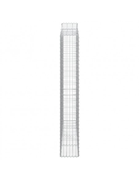 Cesti Gabbioni ad Arco 5 pz 200x30x200/220 cm Ferro Zincato