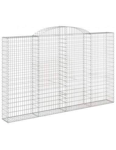 Cesti Gabbioni ad Arco 5 pz 300x30x180/200 cm Ferro Zincato