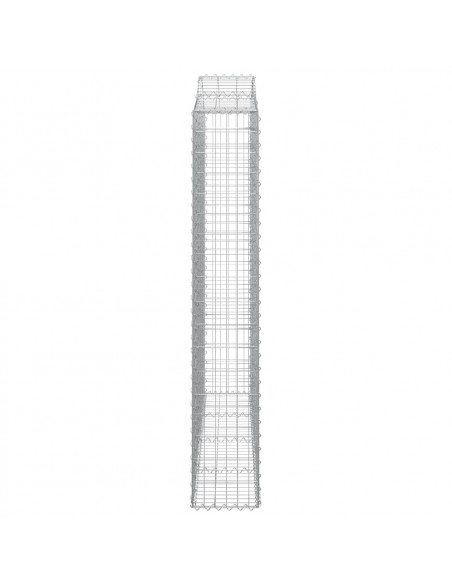 Cesti Gabbioni ad Arco 7 pz 200x30x180/200 cm Ferro Zincato