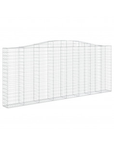 Cesto Gabbione ad Arco 400x30x160/180 cm Ferro Zincato