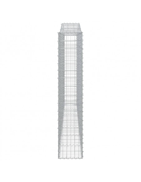 Cesto Gabbione ad Arco 400x30x160/180 cm Ferro Zincato