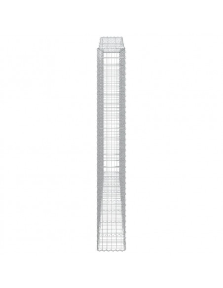 Cesto Gabbione ad Arco 400x30x220/240 cm Ferro Zincato