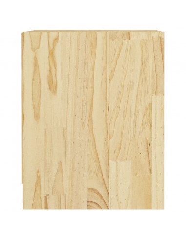 Comodino 35,5x33,5x41,5 cm in Legno Massello di Pino