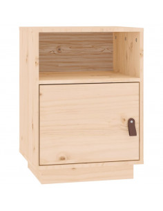 Comodino 40x34x55 cm in Legno Massello di Pino