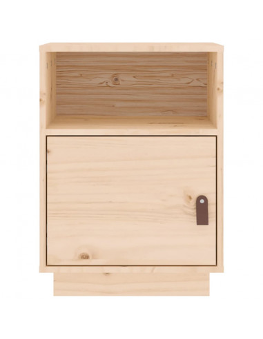 Comodino 40x34x55 cm in Legno Massello di Pino