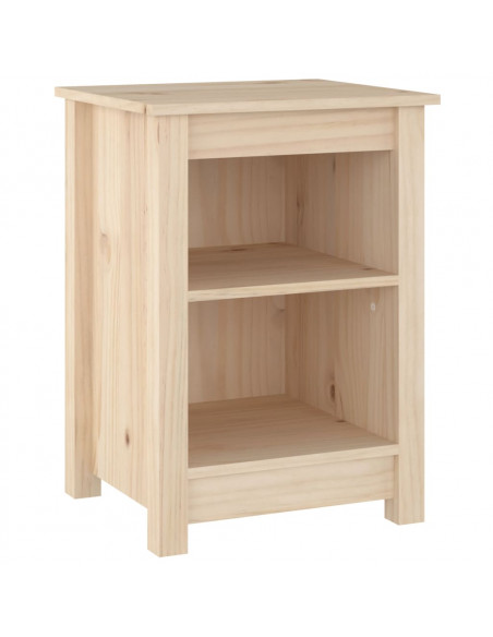 Comodino 40x35x55 cm in Legno Massello di Pino
