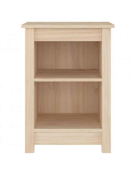 Comodino 40x35x55 cm in Legno Massello di Pino