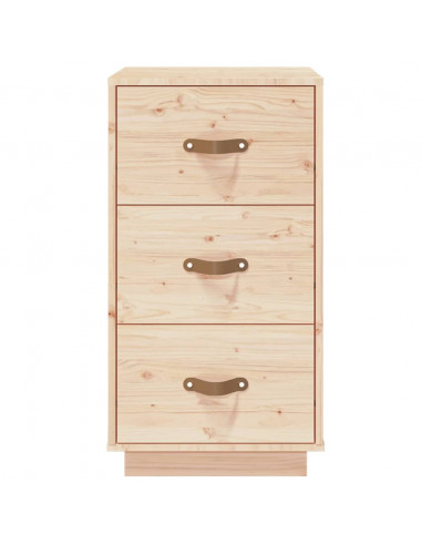 Comodino 40x40x75 cm in Legno Massello di Pino