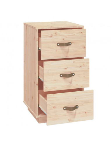 Comodino 40x40x75 cm in Legno Massello di Pino