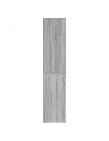 Credenza Grigio Sonoma in Legno Multistrato