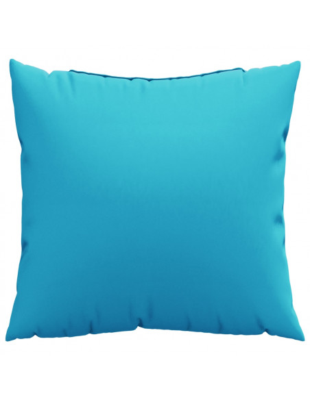 Cuscini Decorativi 4 pz Turchese 60x60 cm in Tessuto