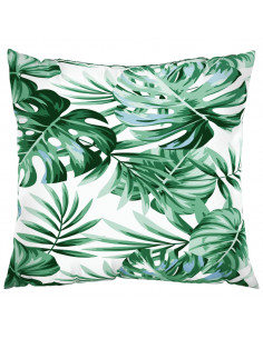 Cuscini per Divano 4 pz Motivo a Foglie 60x60 cm in Tessuto 2