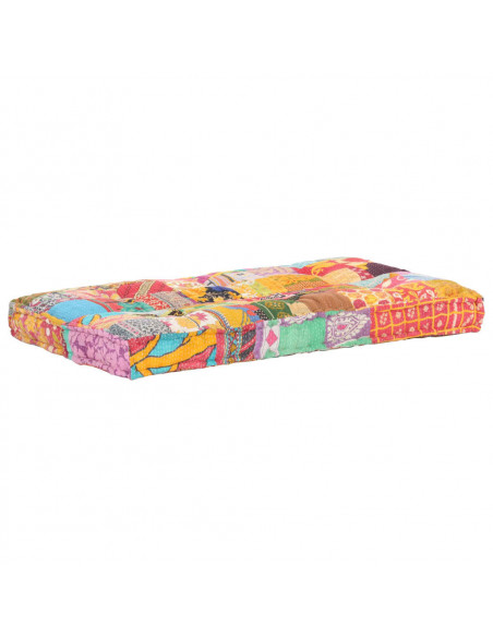 Cuscino per Divani Pallet Multicolore in Tessuto Patchwork