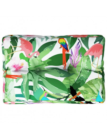 Cuscino per Pallet Multicolore 60x40x12 cm in Tessuto