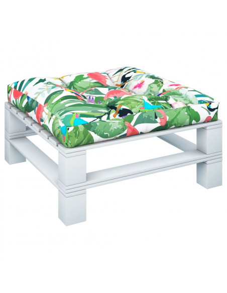 Cuscino per Pallet Multicolore 70x70x12 cm in Tessuto