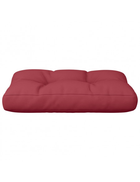 Cuscino per Pallet Rosso Vino 60x40x12 cm in Tessuto