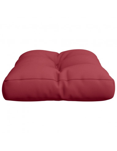 Cuscino per Pallet Rosso Vino 60x40x12 cm in Tessuto