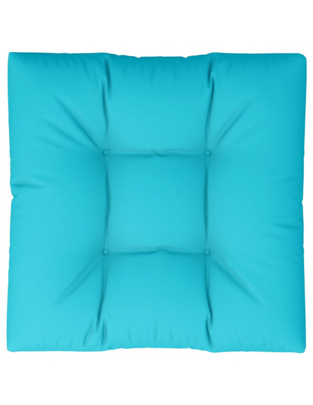 Cuscino per Pallet Turchese 70x70x12 cm Tessuto