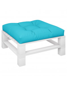 Cuscino per Pallet Turchese 70x70x12 cm Tessuto 2