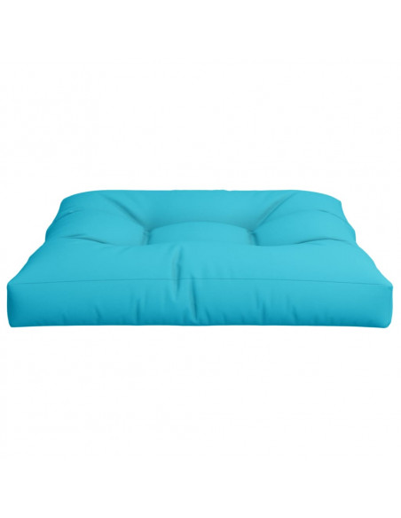 Cuscino per Pallet Turchese 70x70x12 cm Tessuto