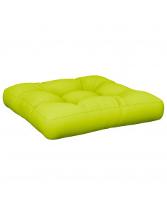 Cuscino per Pallet Verde Brillante 50x50x12 cm in Tessuto