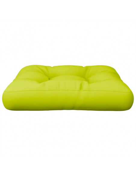 Cuscino per Pallet Verde Brillante 50x50x12 cm in Tessuto