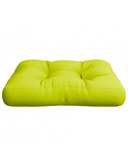Cuscino per Pallet Verde Brillante 50x50x12 cm in Tessuto