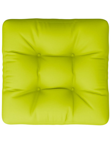 Cuscino per Pallet Verde Brillante 50x50x12 cm in Tessuto