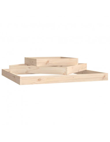 Fioriera 112x112x27 cm in Legno Massello di Pino