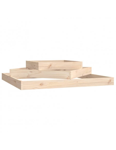 Fioriera 112x112x27 cm in Legno Massello di Pino