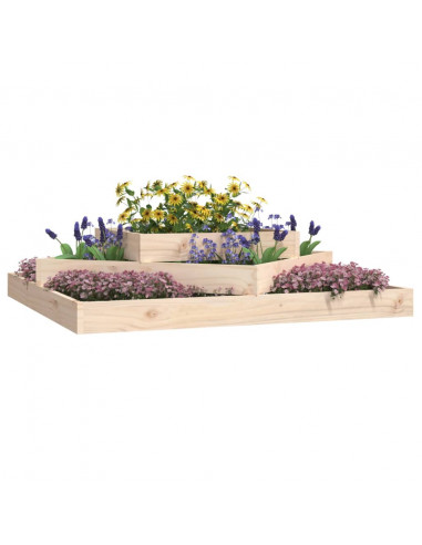 Fioriera 112x112x27 cm in Legno Massello di Pino