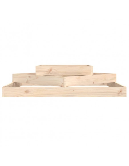 Fioriera 112x112x27 cm in Legno Massello di Pino