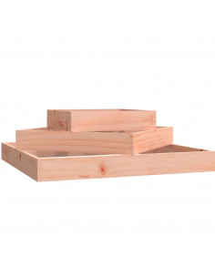 Fioriera 83x83x27 cm in Legno Massello di Douglas