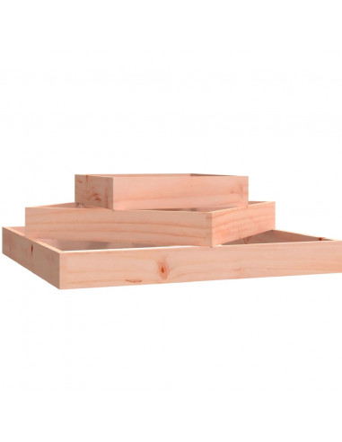 Fioriera 83x83x27 cm in Legno Massello di Douglas