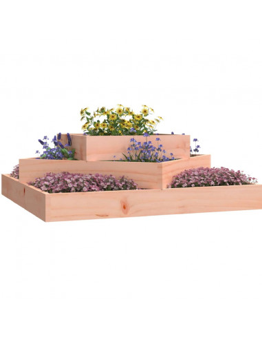 Fioriera 83x83x27 cm in Legno Massello di Douglas