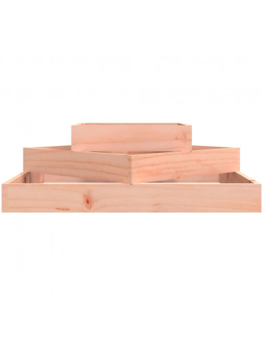 Fioriera 83x83x27 cm in Legno Massello di Douglas