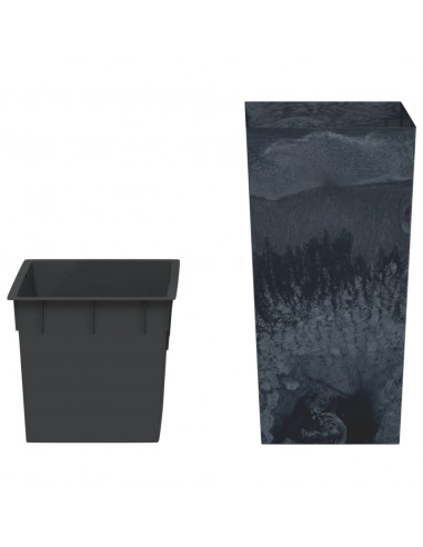Fioriera con Interno Rimovibile Antracite 11/26,5 L PP Cemento