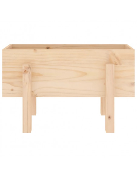 Fioriera da Giardino 62x30x38 cm in Legno Massello di Pino