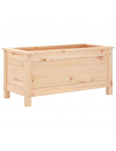 Fioriera da Giardino 82,5x40x39 cm in Legno Massello di Pino