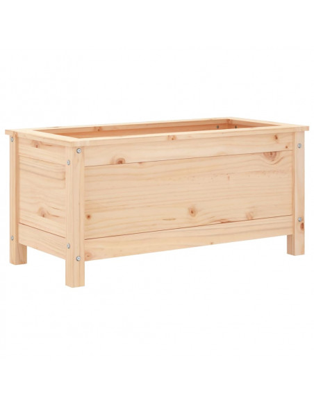 Fioriera da Giardino 82,5x40x39 cm in Legno Massello di Pino