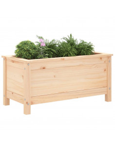 Fioriera da Giardino 82,5x40x39 cm in Legno Massello di Pino 2