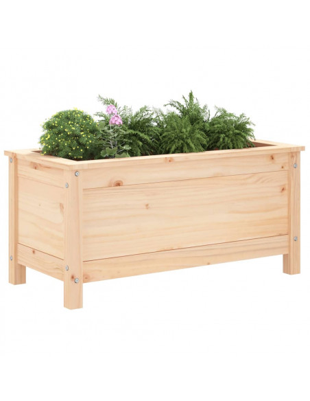Fioriera da Giardino 82,5x40x39 cm in Legno Massello di Pino