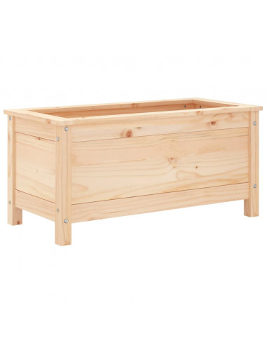 Fioriera da Giardino 82,5x40x39 cm in Legno Massello di Pino