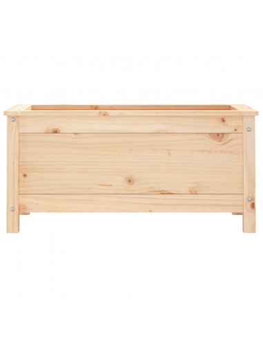 Fioriera da Giardino 82,5x40x39 cm in Legno Massello di Pino
