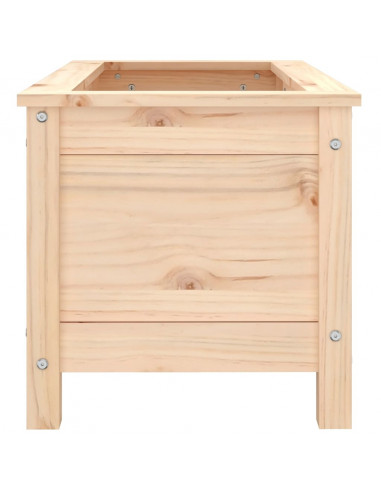 Fioriera da Giardino 82,5x40x39 cm in Legno Massello di Pino