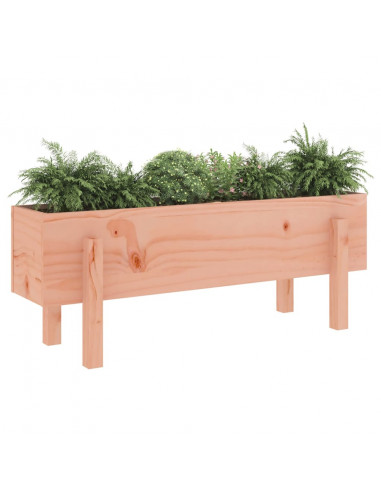 Fioriera Rialzata Giardino 101x30x38 cm Legno Massello Douglas