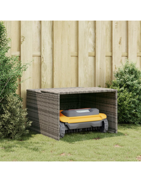 Garage per Robot Tosaerba Grigio 86x90x52/57 cm in Polyrattan