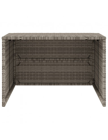 Garage per Robot Tosaerba Grigio 86x90x52/57 cm in Polyrattan