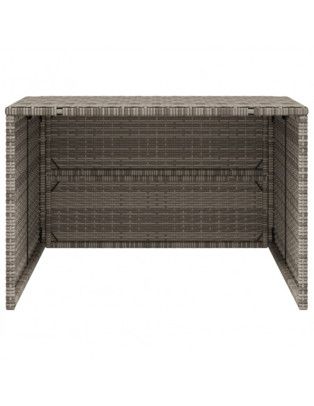 Garage per Robot Tosaerba Grigio 86x90x52/57 cm in Polyrattan